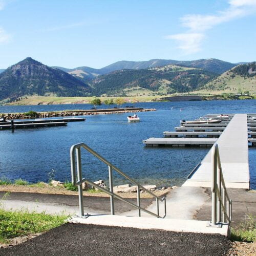 Holter Lake Campground – Boat Ramp and Docks